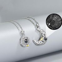 Elegant Streetwear Moon Copper Pendant Necklace In Bulk main image 4