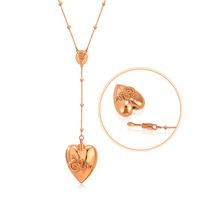 Casual Elegant Heart Shape Stainless Steel Plating Pendant Necklace sku image 3