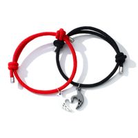 Einfacher Stil Strassenmode Vogel Legierung Valentinstag Paar Armbänder main image 4