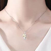 Elegant Simple Style Streetwear Heart Shape Alloy Plating Valentine's Day Couple Pendant Necklace main image 4