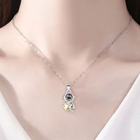 Classic Style Streetwear Astronaut Star Alloy Valentine's Day Couple Pendant Necklace main image 4