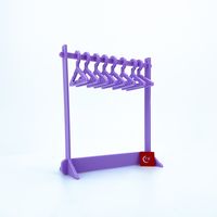 Nordic Style Simple Style Solid Color Arylic Jewelry Rack sku image 5