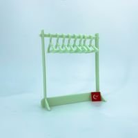 Nordic Style Simple Style Solid Color Arylic Jewelry Rack sku image 7