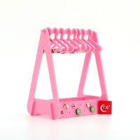 Cute Simple Style Solid Color Plastic Jewelry Rack main image 3
