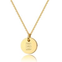 Simple Style Classic Style Letter Copper 14k Gold Plated Pendant Necklace In Bulk sku image 2
