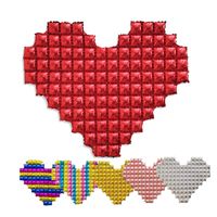 Valentine's Day Romantic Letter Heart Shape Aluminum Film Party Festival Balloons main image 6