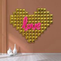 Valentine's Day Romantic Letter Heart Shape Aluminum Film Party Festival Balloons main image 5
