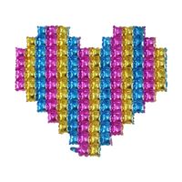 Valentine's Day Romantic Letter Heart Shape Aluminum Film Party Festival Balloons main image 4