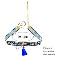 Queen Novelty Shiny Water Droplets Alloy Plating Inlay Artificial Pearls Rhinestones Zircon 18k Gold Plated Platinum Plated Women's Choker sku image 1