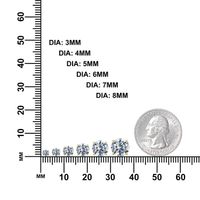 1 Satz Einfacher Stil Einfarbig Überzug Inlay Kupfer Zirkon 14 Karat Vergoldet Rosengoldbeschichtet Weißgold Plattiert Ohrstecker main image 3