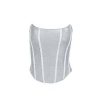 Women's Bandeau Tank Tops Backless Sexy Solid Color main image 5