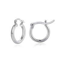 1 Pair Simple Style Classic Style Solid Color Plating Hollow Out Copper 14k Gold Plated Hoop Earrings main image 5