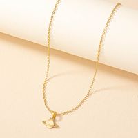 Simple Style Rose Bee Shell Alloy Plating Women's Pendant Necklace main image 6