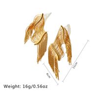 1 Pair Exaggerated Tassel Plating Alloy Copper Gold Plated Drop Earrings main image 2