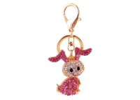 Simple Style Rabbit Alloy Inlay Rhinestones Women's Keychain main image 4