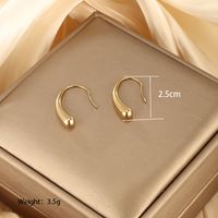 1 Pair Vintage Style XUPING Geometric Star Heart Shape Plating 304 Stainless Steel 18K Gold Plated Ear Studs main image 7