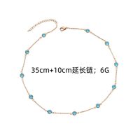 Wholesale Jewelry Simple Style Commute Geometric Alloy Rhinestones Gold Plated Silver Plated Choker main image 7