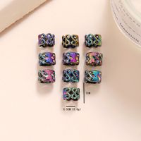 Women's Vintage Style Color Block Alloy Stoving Varnish Hair Clip main image 2