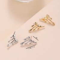 1 Pair Simple Style Water Droplets Plating Alloy Ear Studs main image 2