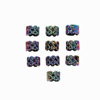 Women's Vintage Style Color Block Alloy Stoving Varnish Hair Clip sku image 2