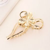 Women's Simple Style Butterfly Metal Plating Hair Claws sku image 1