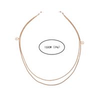 Basic Solid Color Metal Women's Glasses Chain main image 5