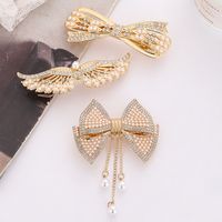 Women's Vintage Style Bow Knot Alloy Plating Hair Clip main image 1