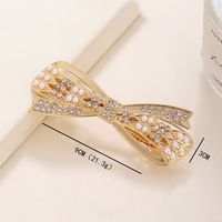Women's Vintage Style Bow Knot Alloy Plating Hair Clip main image 3