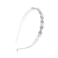 Women's Sweet Solid Color Alloy Rhinestone Plating Hair Band main image 6