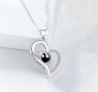 Elegant Sweet Heart Shape Copper Pendant Necklace In Bulk sku image 12