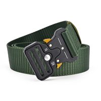 Basic Classic Style Solid Color Alloy Plastic Canvas Unisex Woven Belts sku image 3