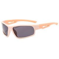 Casual Sports Color Block Ac Special-shaped Mirror Full Frame Kids Sunglasses main image 5