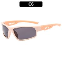 Casual Sports Color Block Ac Special-shaped Mirror Full Frame Kids Sunglasses sku image 6