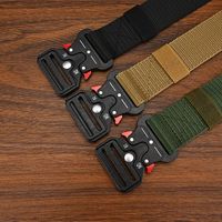 Basic Classic Style Solid Color Alloy Plastic Canvas Unisex Woven Belts main image 8