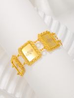 Luxurious Rose Copper 18k Gold Plated Bracelets In Bulk main image 6