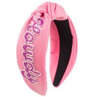 Women's Elegant Luxurious Classic Style Letter Cloth Hair Band sku image 2