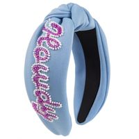Women's Elegant Luxurious Classic Style Letter Cloth Hair Band sku image 4