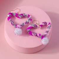 1 Pair Fashion Heart Shape Alloy Drop Earrings sku image 4