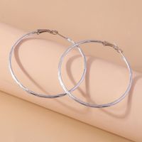 1 Paar Einfacher Stil Kreis Legierung Reif Ohrringe sku image 4