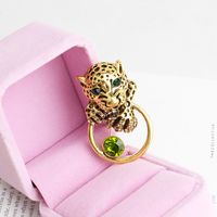 Casual Cute Animal Alloy Inlay Zircon Unisex Brooches main image 4