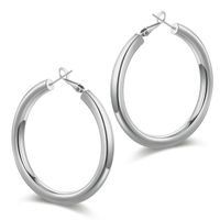 1 Pair Vintage Style Simple Style Classic Style Round Plating Hollow Out Copper 14k Gold Plated Hoop Earrings sku image 10