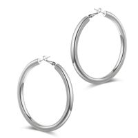 1 Pair Vintage Style Simple Style Classic Style Round Plating Hollow Out Copper 14k Gold Plated Hoop Earrings sku image 11