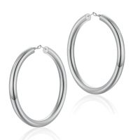 1 Pair Vintage Style Simple Style Classic Style Round Plating Hollow Out Copper 14k Gold Plated Hoop Earrings sku image 12