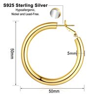 1 Pair Vintage Style Simple Style Classic Style Round Plating Hollow Out Copper 14k Gold Plated Hoop Earrings main image 5