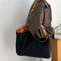 Unisex Segeltuch Gitter Ferien Nähgarn Quadrat Offen Funktioneller Rucksack main image 2