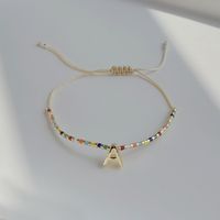 Moda Letra Cuenta De Semillas Tejido De Punto Mujeres Pulsera sku image 28