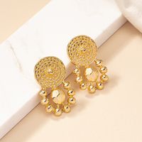 1 Pair Ig Style Geometric Plating Alloy Gold Plated Ear Studs main image 1