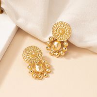 1 Pair Ig Style Geometric Plating Alloy Gold Plated Ear Studs main image 4