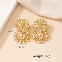 1 Pair Ig Style Geometric Plating Alloy Gold Plated Ear Studs main image 2