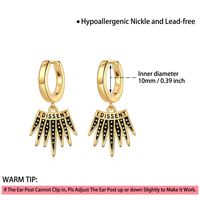 1 Pair Casual Elegant Bowtie Scallop Plating Copper 14k Gold Plated Drop Earrings main image 3